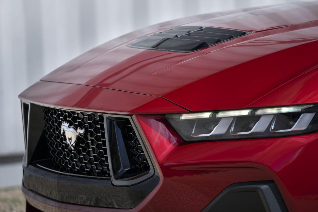 The seventh generation Mustang is the most exhilarating and visceral yet, from its fighter jet-inspired digital cockpit to new advanced turbocharged and naturally aspirated engines to its edgier yet timeless exterior design. Pre-production vehicles shown.