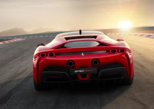 Ferrari SF90 Stradale racetrack rear