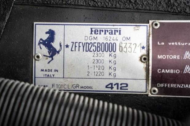 1986 Ferrari 412 5-Speed