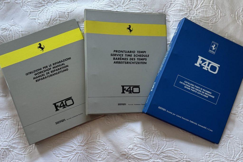 Ferrari F40 Workshop Manual, Spare Parts Catalog, and Service Time Schedule 1990_ferrari_f40_img_7321-27415-1