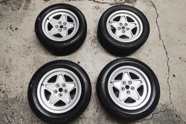 No Reserve: 16×7″ and 16×8″ Ferrari 328 Wheels by Speedline