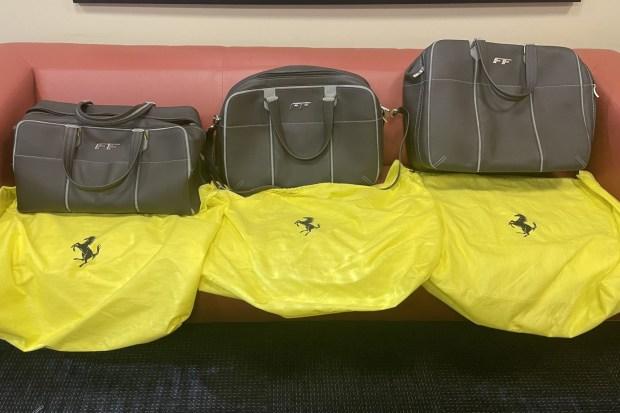 No Reserve: Three-Piece Ferrari FF Luggage Set by Schedoni