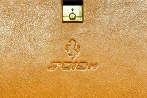No Reserve: Four-Piece Ferrari F512 M Luggage Set by Schedoni, Workshop Manual, and Literature