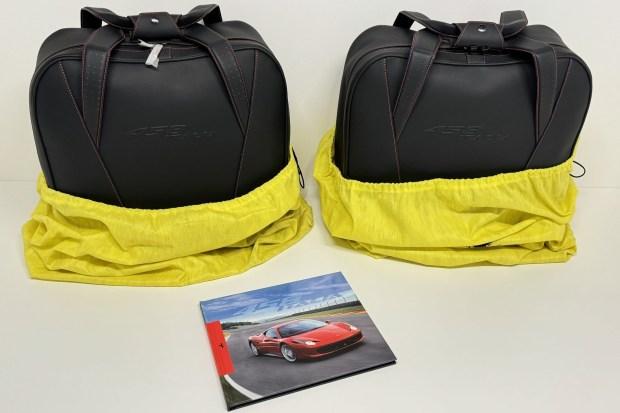 No Reserve: Two-Piece Ferrari 458 Italia Luggage Set by Schedoni