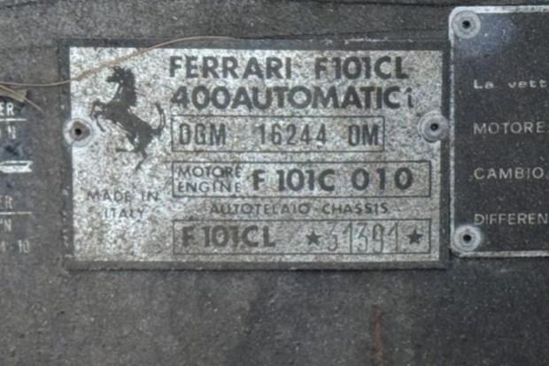 No Reserve: 30-Years-Owned Euro 1980 Ferrari 400i Project