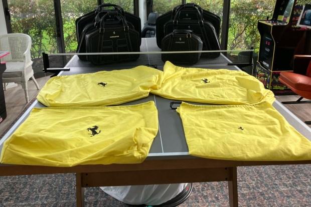 No Reserve: Six-Piece Ferrari 599 GTB Luggage Set by Schedoni
