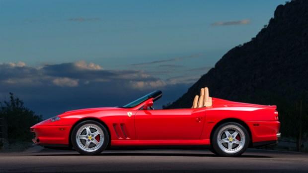9,800-Mile 2001 Ferrari 550 Barchetta Pininfarina
