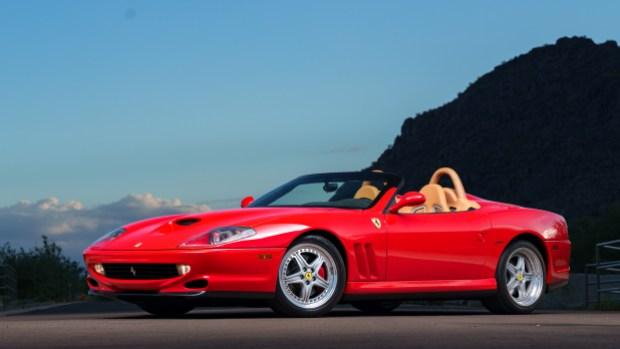 9,800-Mile 2001 Ferrari 550 Barchetta Pininfarina