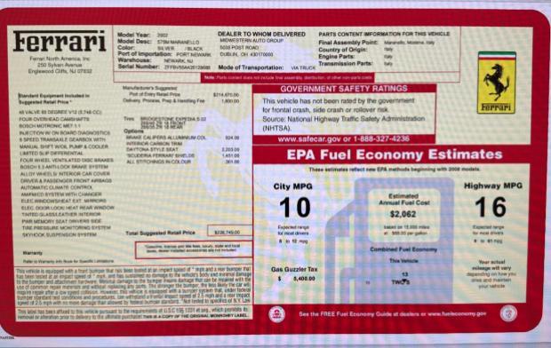 6k-Mile 2002 Ferrari 575M Maranello 6-Speed