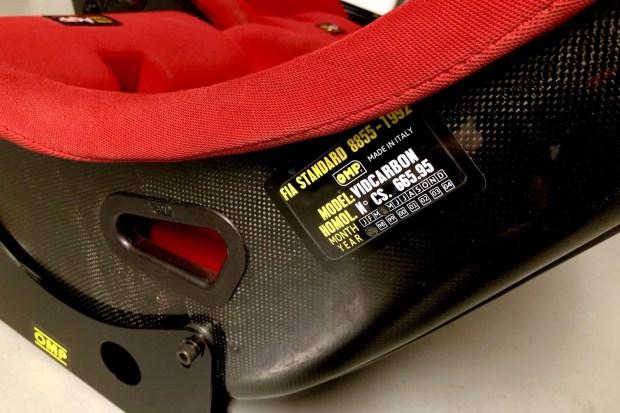 No Reserve: Ferrari F355 Challenge Carbon-Fiber Bucket Seats
