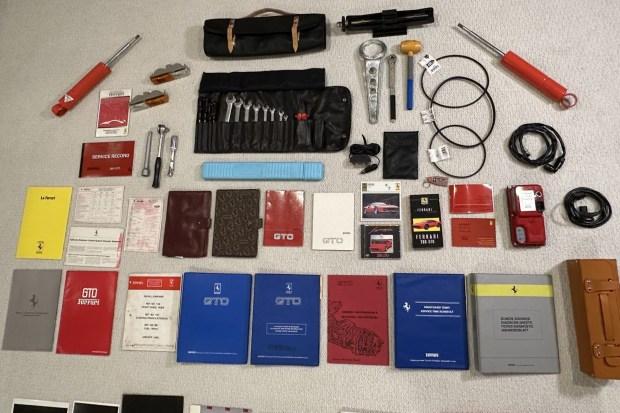 No Reserve: Ferrari 288 GTO Tool Kit and Literature Collection