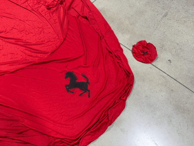 No Reserve: Schedoni Luggage, Tire Inflator, and Car/Bumper Covers for Ferrari F50