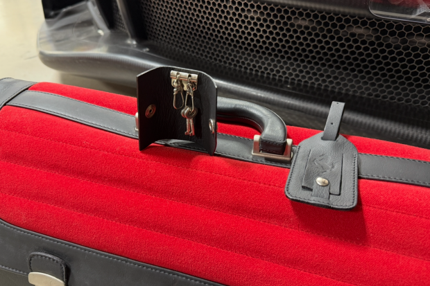 No Reserve: Schedoni Luggage, Tire Inflator, and Car/Bumper Covers for Ferrari F50