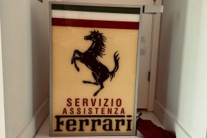 Double-Sided Illuminated Ferrari Service Sign img_4206-47795-1