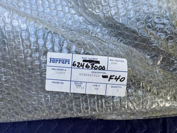 No Reserve: Windshield for Ferrari F40
