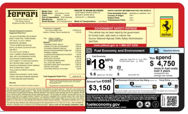 No Reserve: 18k-Mile 2016 Ferrari California T