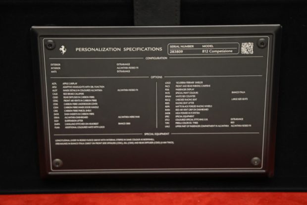 502-Mile 2022 Ferrari 812 Competizione