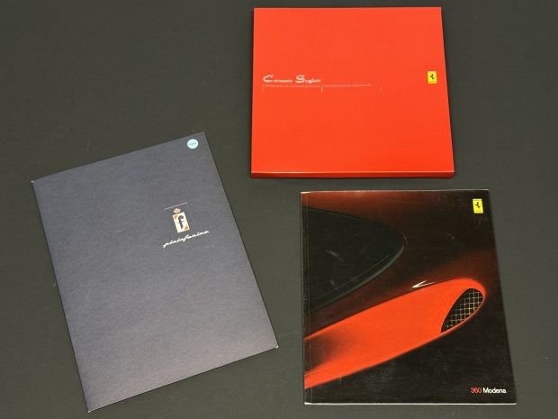 No Reserve: Literature & Three-Piece Ferrari 360 Luggage Collection by Schedoni