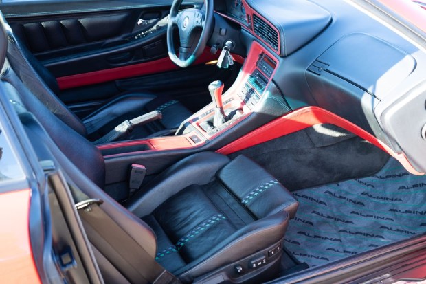 No Reserve: Ferrari Red 1993 Alpina B12 5.7 Coupe 6-Speed