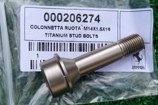 No Reserve: 20×9.5″ and 20×11.5″ Factory Forged Wheels for Ferrari F12