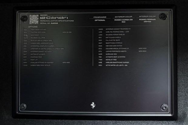 2025 Ferrari 12Cilindri