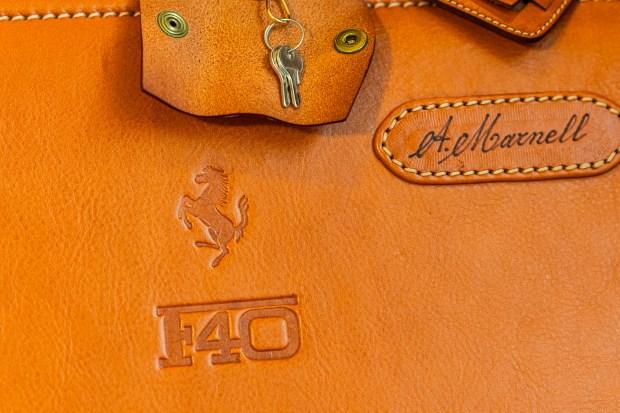 No Reserve: Three-Piece Ferrari F40 Luggage Set by Schedoni