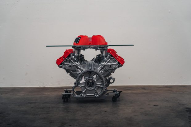 No Reserve: Ferrari F136 V8 Coffee Table
