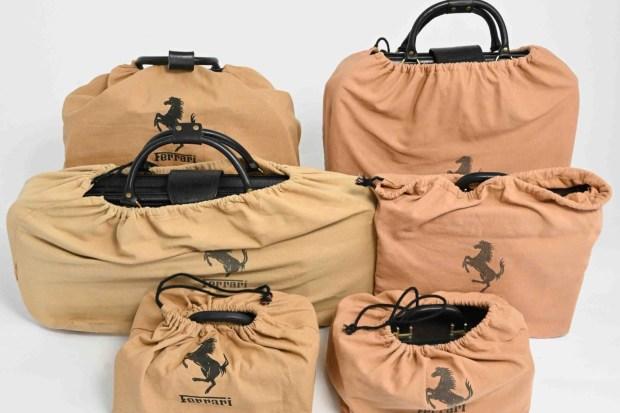No Reserve: Six-Piece Ferrari 512TR Luggage Set by Schedoni