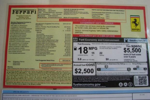 105-Mile 2019 Ferrari 488 Spider Force of Nature Series: Earth