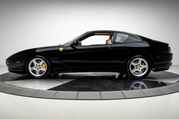 bat_ferrari-456-black_017-76484 27k-Mile 2002 Ferrari 456M GT 6-Speed