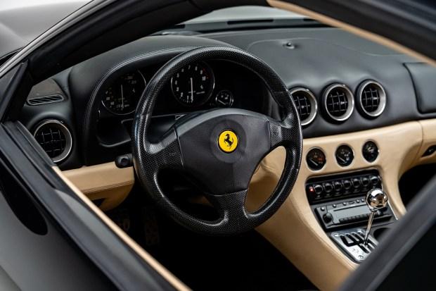 bat_ferrari-456-black_054-76600 27k-Mile 2002 Ferrari 456M GT 6-Speed