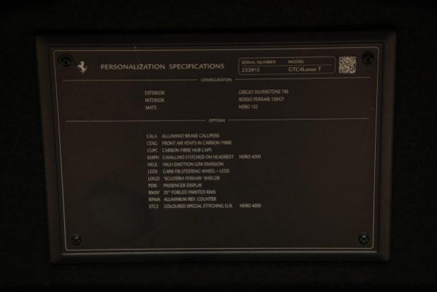 11k-Mile 2018 Ferrari GTC4Lusso T