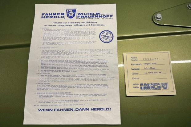 No Reserve: Ferrari Banner by Fahnen-Herold