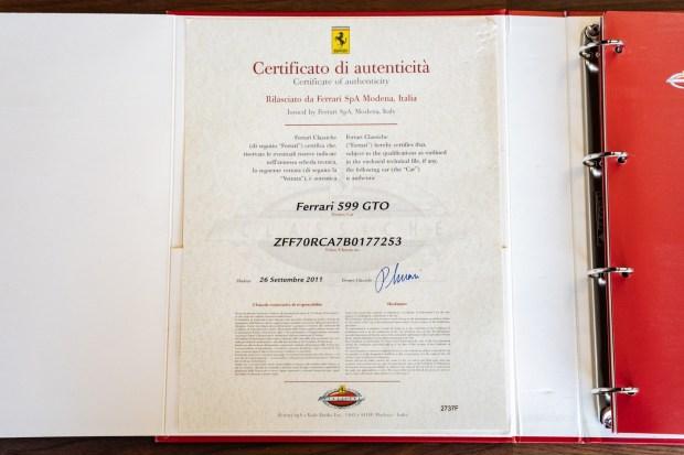 2011_ferrari_599-gto_dsc09951-18128 No Reserve: 2011 Ferrari 599 GTO