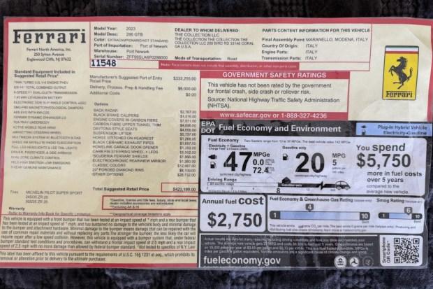 2023_ferrari_296-gtb_img_6510-32266-1 963-Mile 2023 Ferrari 296 GTB