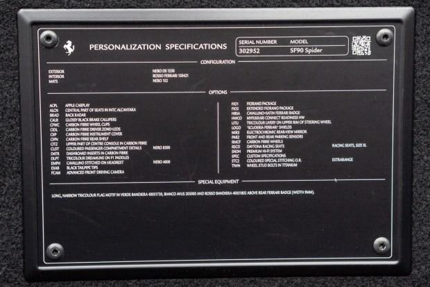 315-Mile 2024 Ferrari SF90 Spider Assetto Fiorano