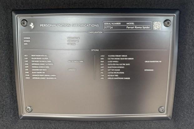 2025 Ferrari Roma Spider