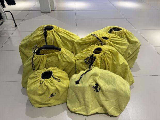 No Reserve: Seven-Piece Ferrari 599 GTB Luggage Set by Schedoni