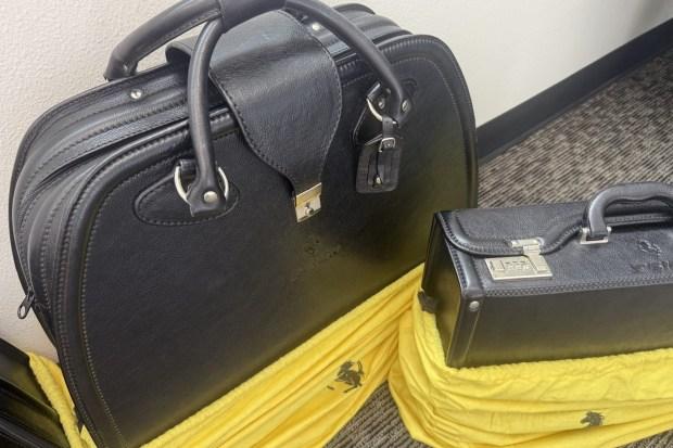 No Reserve: Four-Piece Luggage Set for Ferrari F512 M