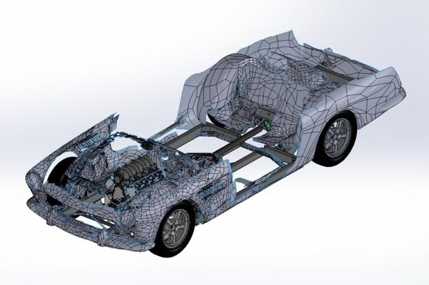 Ferrari 250 GTE 2+2 Series II Body Shell