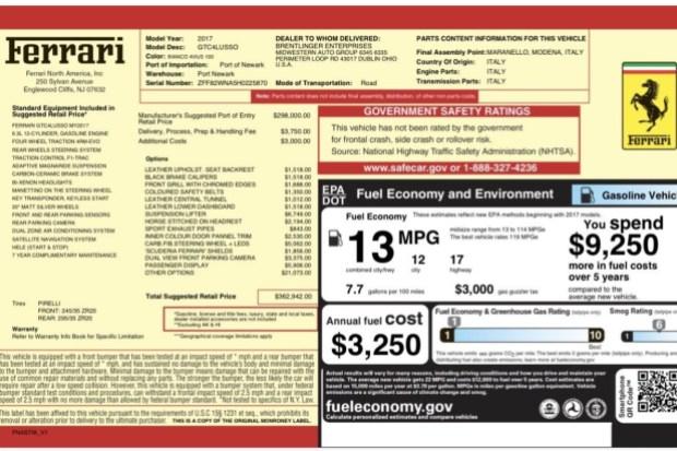 2017 Ferrari GTC4Lusso V12