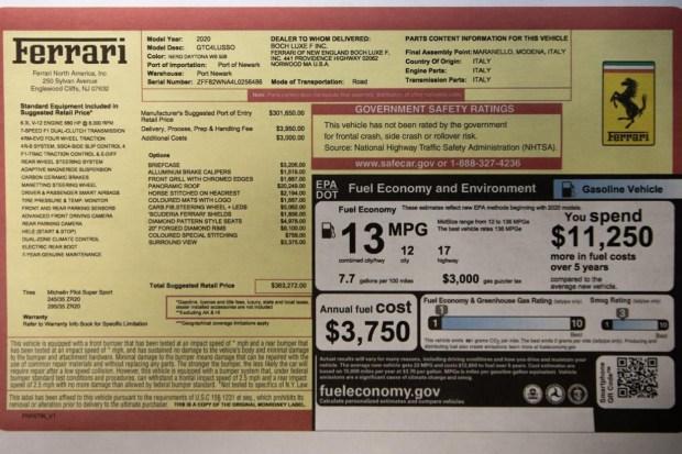 2020 Ferrari GTC4Lusso V12