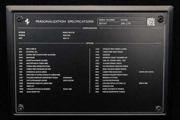 117-Mile 2024 Ferrari 296 GTB