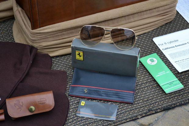 No Reserve: Five-Piece Ferrari 328 Luggage by Schedoni & Literature