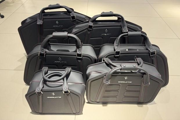 No Reserve: Seven-Piece Ferrari 599 GTB Luggage Set by Schedoni