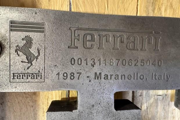 No Reserve: Aluminum Ferrari F40 Sign