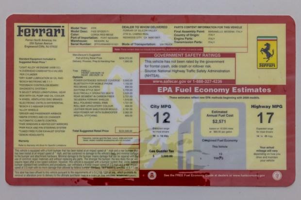 7k-Mile 2006 Ferrari F430 Spider