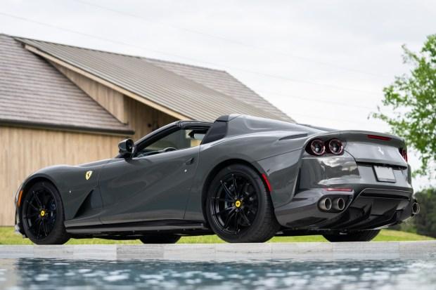 56-Mile Grigio Scuro 2022 Ferrari 812 GTS