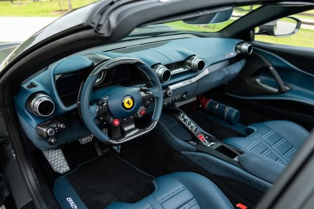 56-Mile Grigio Scuro 2022 Ferrari 812 GTS