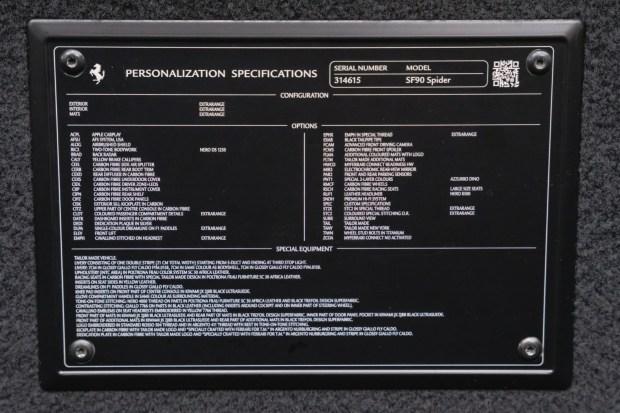 2025 Ferrari SF90 Spider